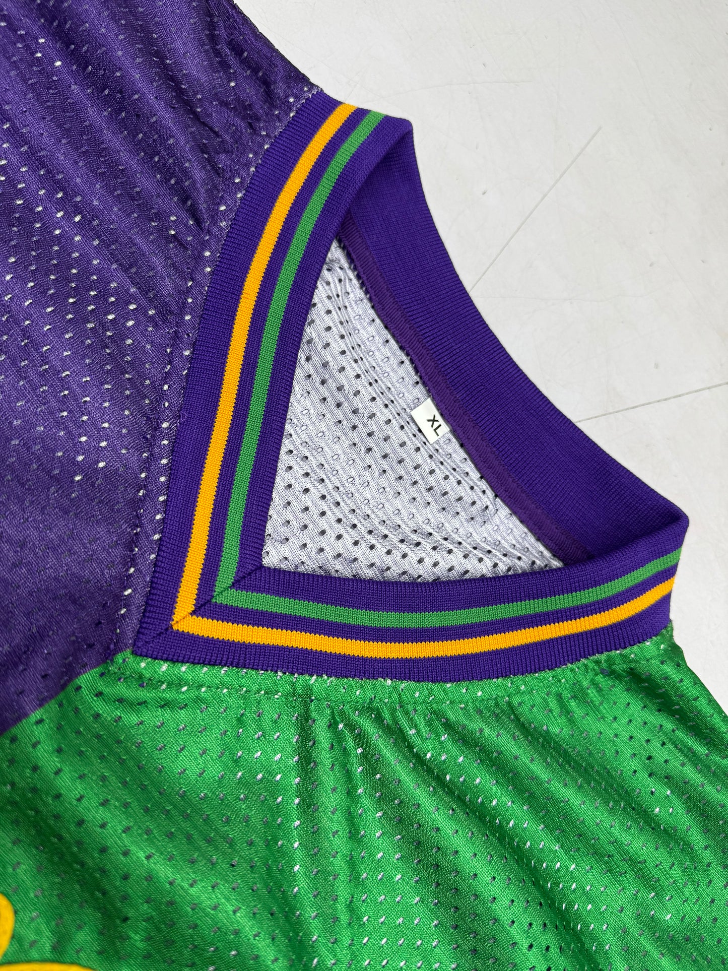 Mardi Gras Poly Mesh Jersey_Half & Half **Pre-Orders Only**