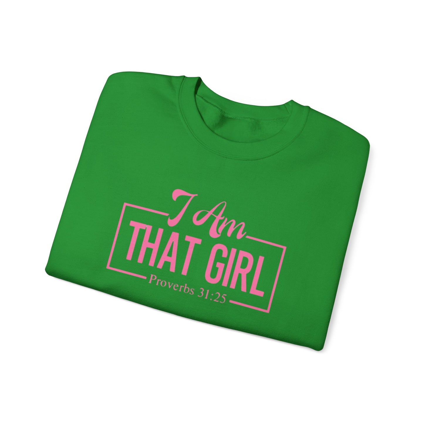 I Am That Girl Unisex Heavy Blend™ Crewneck Sweatshirt_Pink