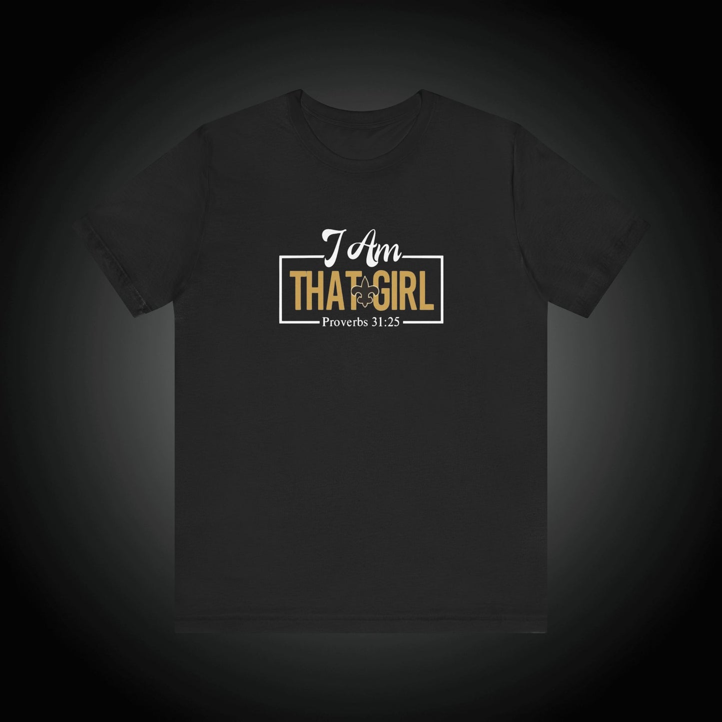 I Am That GIRL_NOLA Fleur De Lis Unisex Short Sleeve Tee - Empowerment