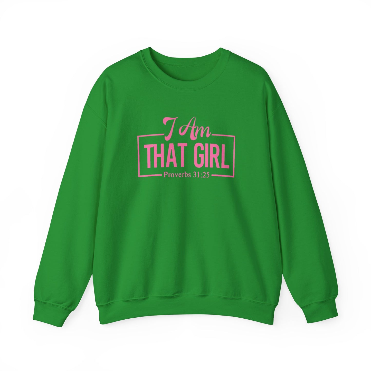 I Am That Girl Unisex Heavy Blend™ Crewneck Sweatshirt_Pink