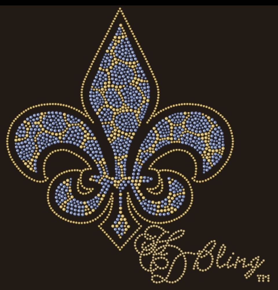 Animal Print FDL_blue and gold