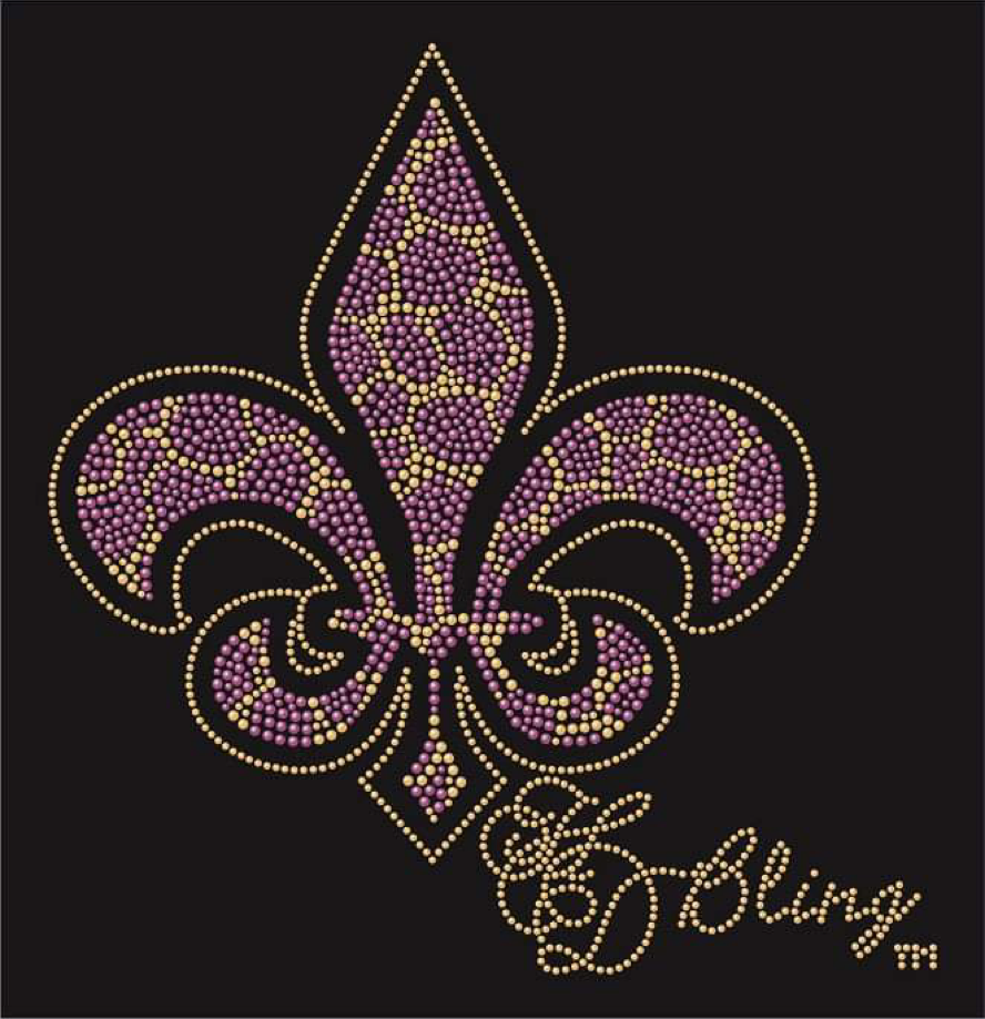 Animal Print FDL_purple and gold