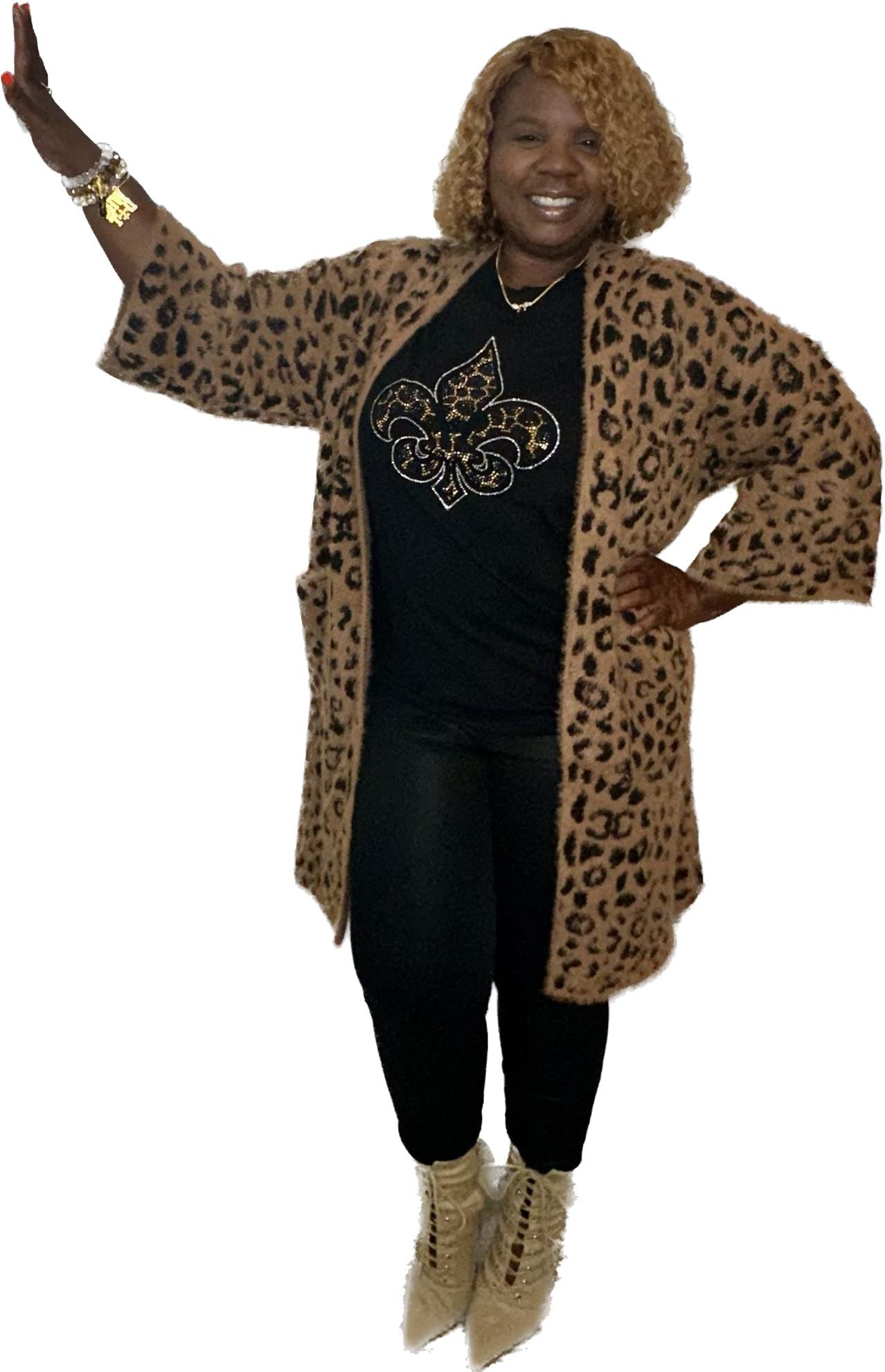 Animal Print Cardigan