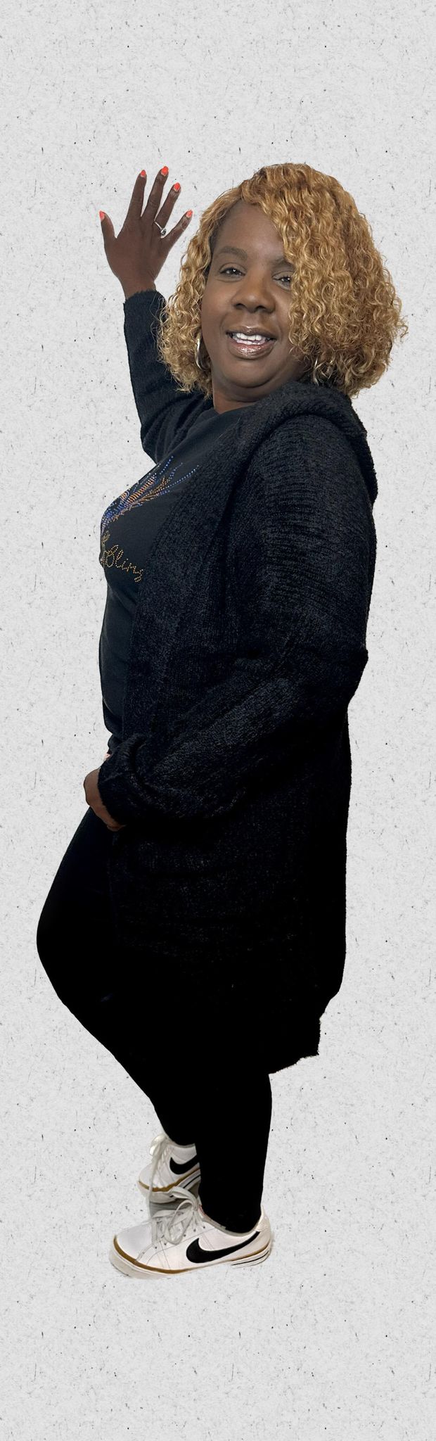Plush Hooded Cardigan