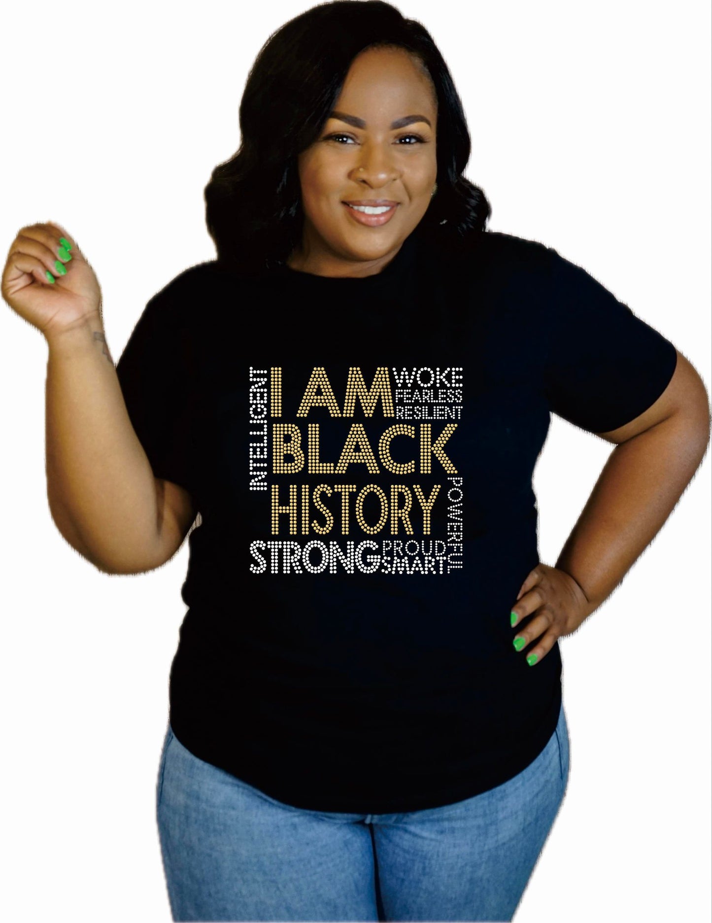 I Am Black History _Gold and Silver