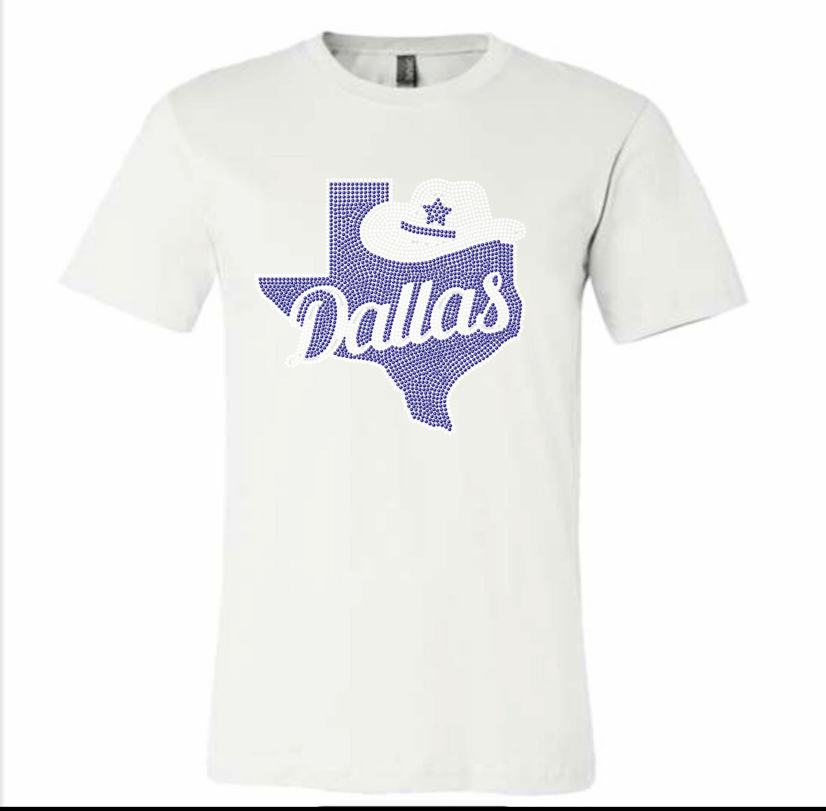Dallas State of Texas T-Shirt w/Cowboy Hat