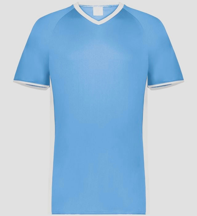 Columbia Blue Cutter V-Neck Jersey w/Glittered Jaguar