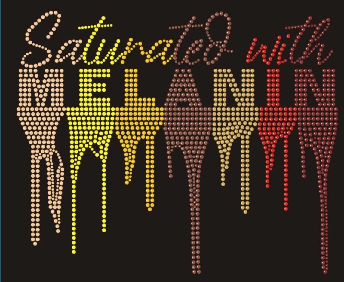 Saturated in Melanin - 10.2x8.2"