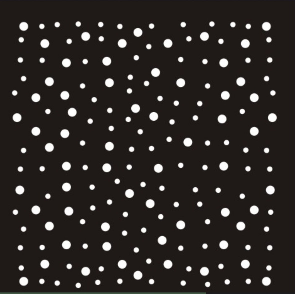 Scattered Rhinestones_Gold SS10 SS20- 6x6" Austrian Crystals