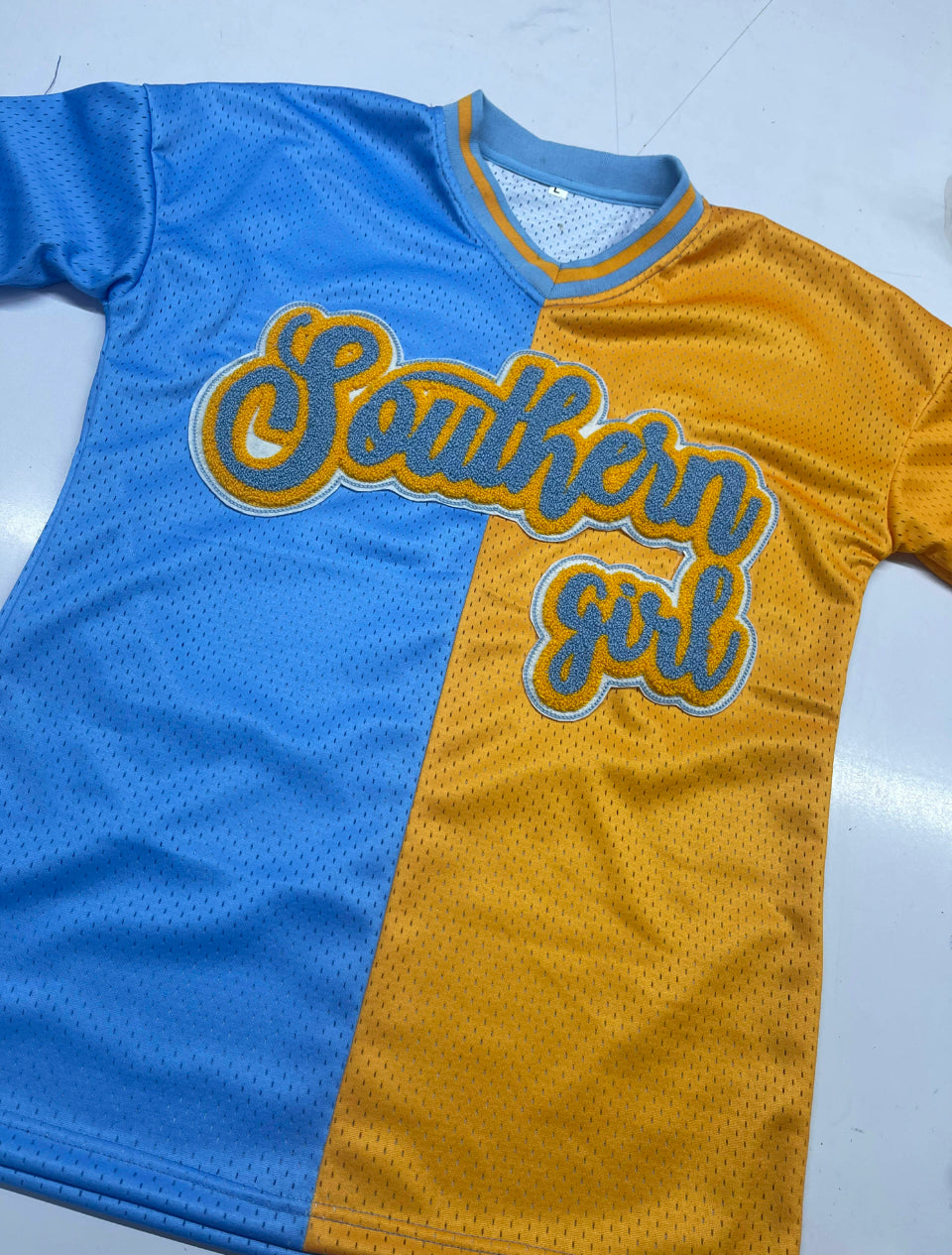 Southern Girl Poly Mesh Jersey_Half & Half