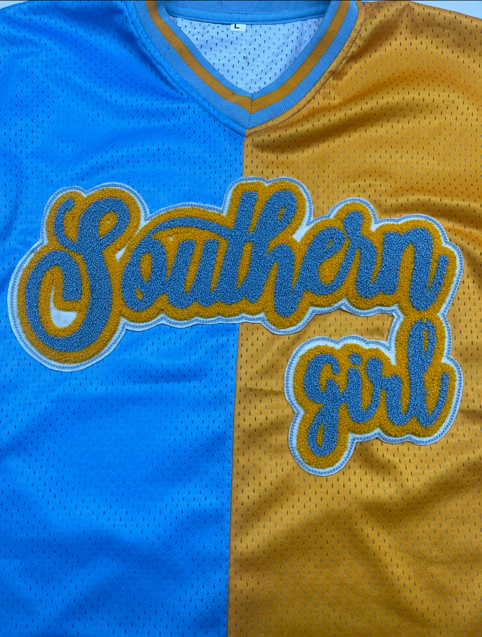Southern Girl Poly Mesh Jersey_Half & Half
