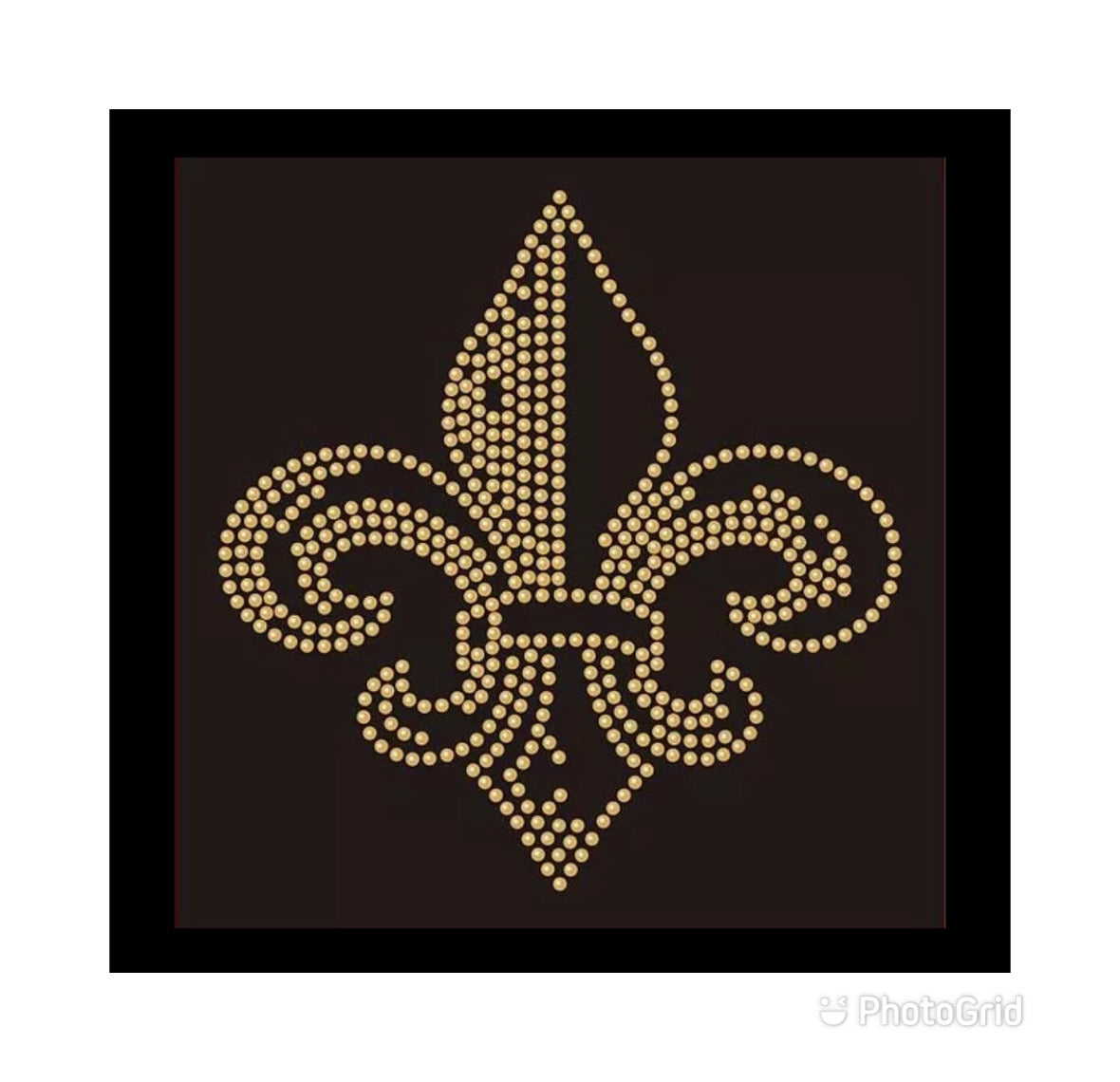 Rustic Gold Fleur de Lis