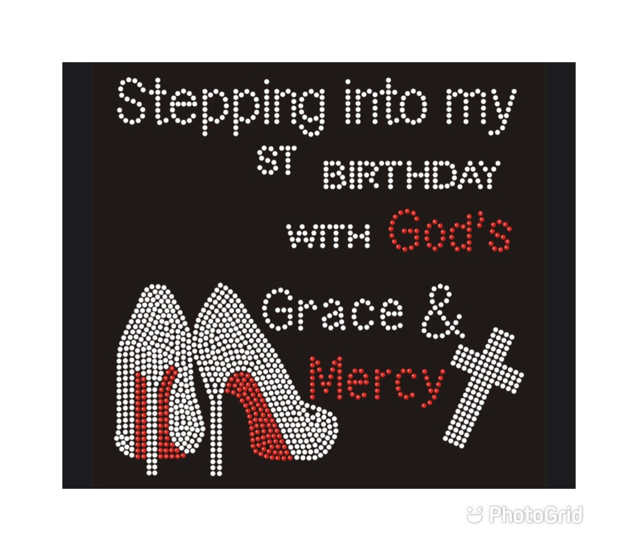 Stepping Into w/ Grace & Mercy - 10x9.7"
