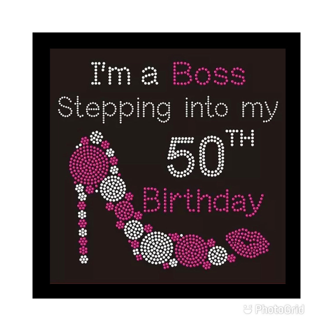 50th Birthday Shoe