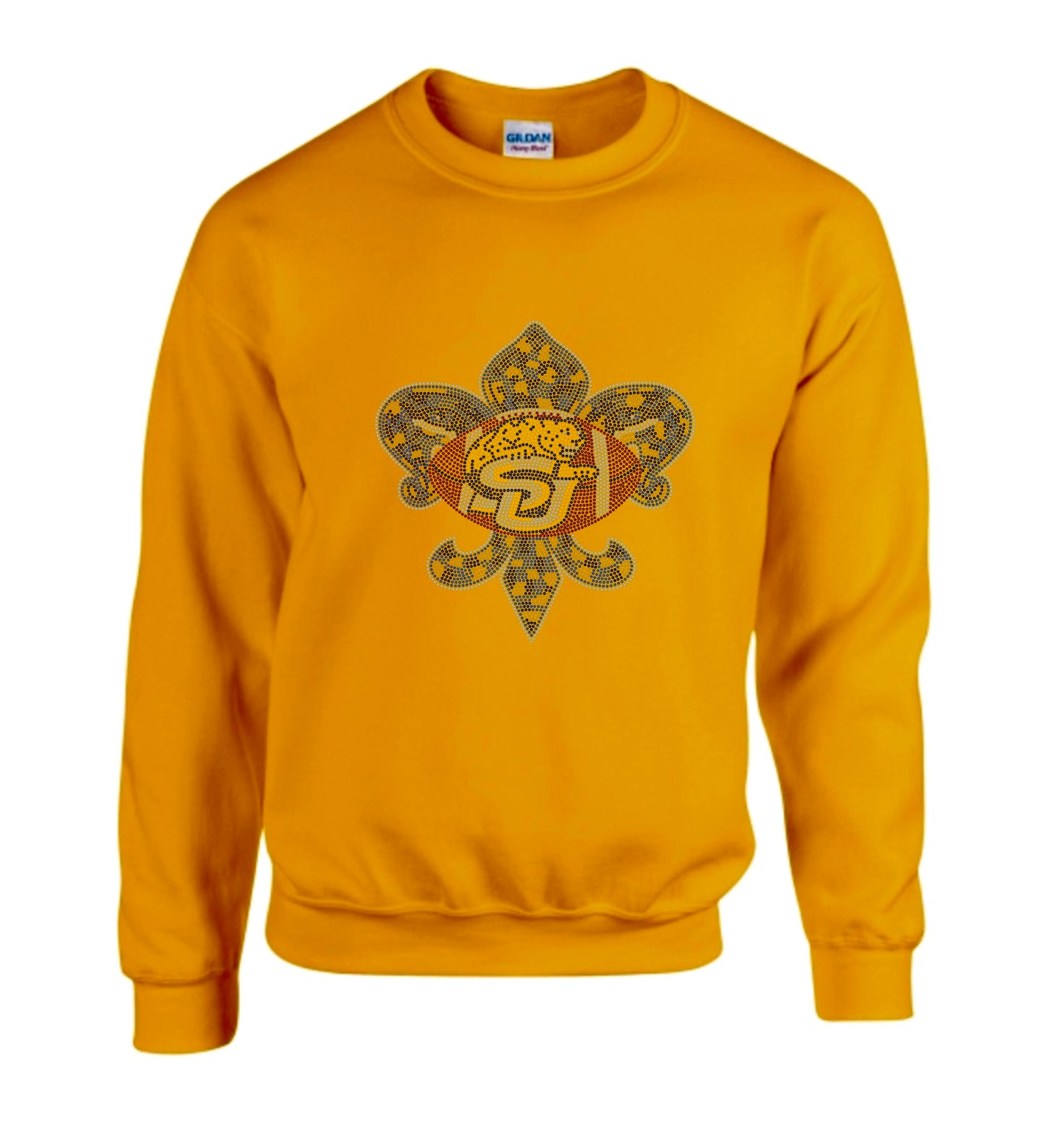 Gold Sweatshirt w SU Designs
