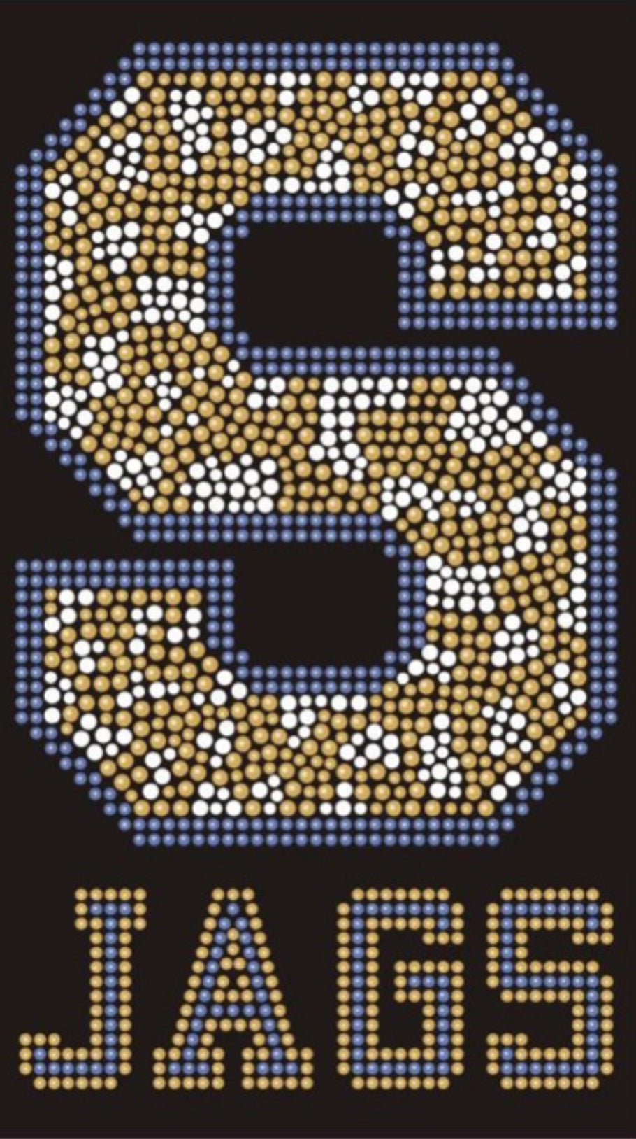 S Jags_Animal Print- 6x10.4"