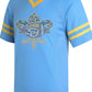 Southern Jags Columbia Blue Mesh Jersey w/Blue Stripes