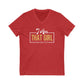 I AmThat Girl Unisex V-Neck Tee - Empowerment