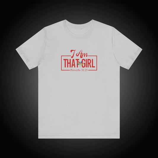 I Am That Girl_OES Order of Eastern Stars Unisex Short Sleeve Tee - Empowerment