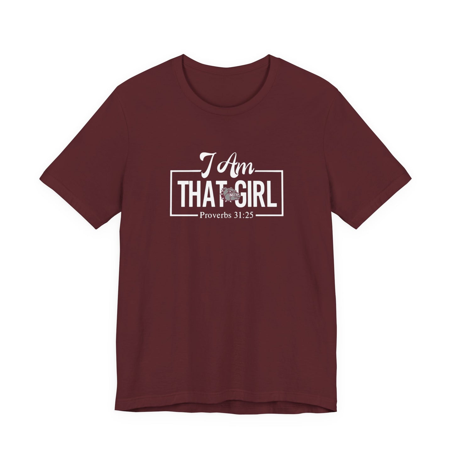 I Am That Girl_White Castle Bulldogs Unisex Short Sleeve Tee - Empowerment