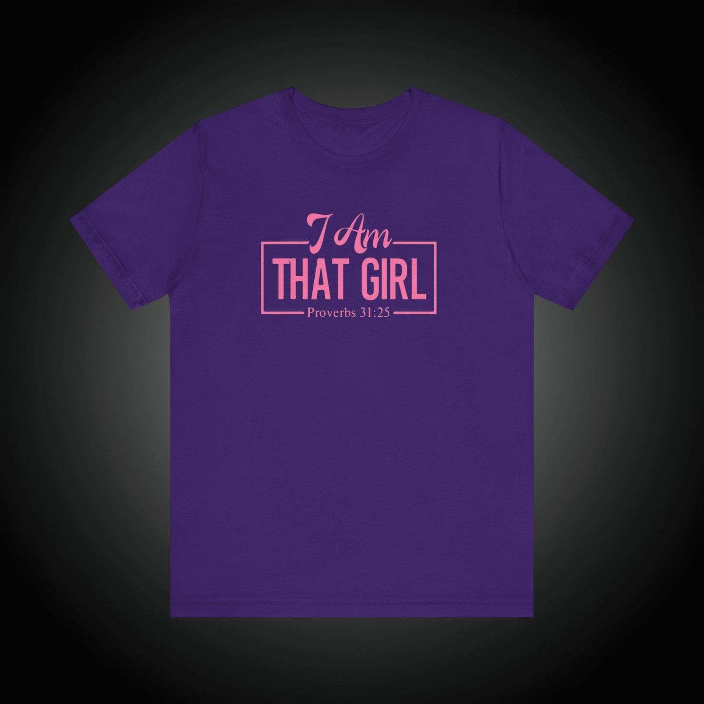 I Am That Girl Unisex Short Sleeve Tee_Pink Design - Empowerment