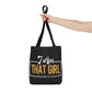 Empowering Proverbs Tote Bag - "I Am That Girl" Inspirational Design