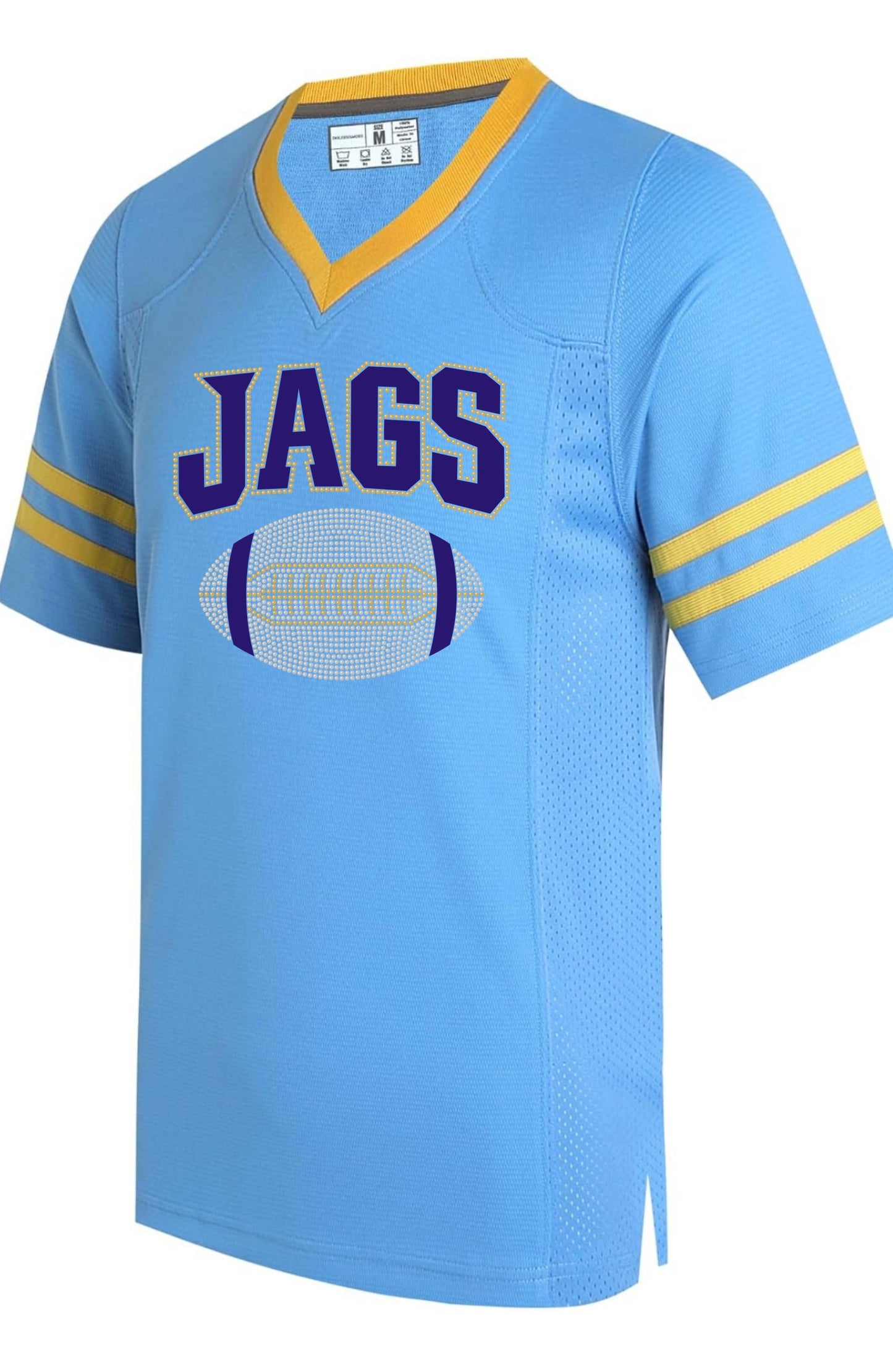 Southern Jags Columbia Blue Mesh Jersey w/Blue Stripes