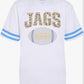 Southern Jags White Mesh Jersey w/Blue Stripes