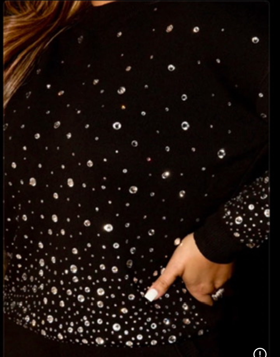 Scattered Filled Hotfix Rhinestones_Clear SS6 SS10 SS16 SS20 - 12"x9.8"
