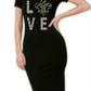 Saints Fitted Dress
