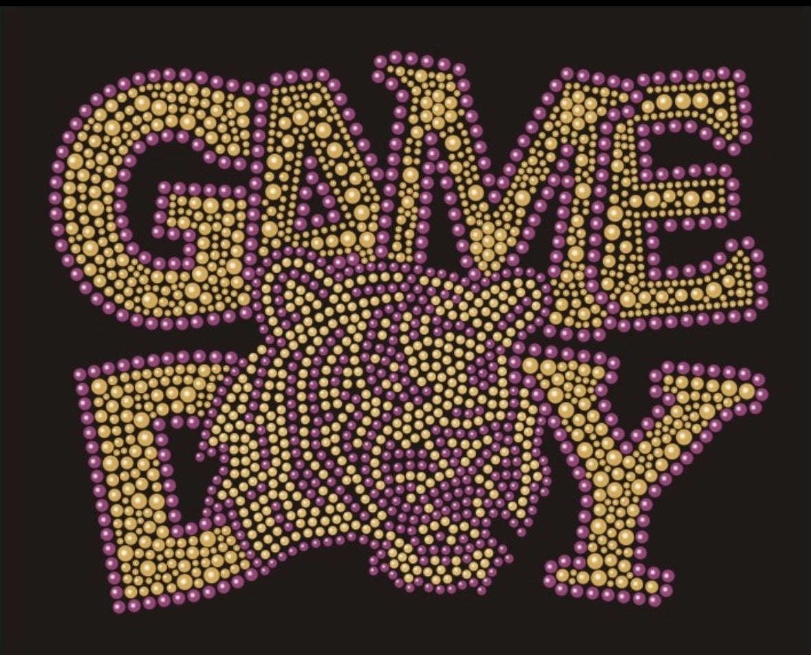 LSU Game Day - 9x7"