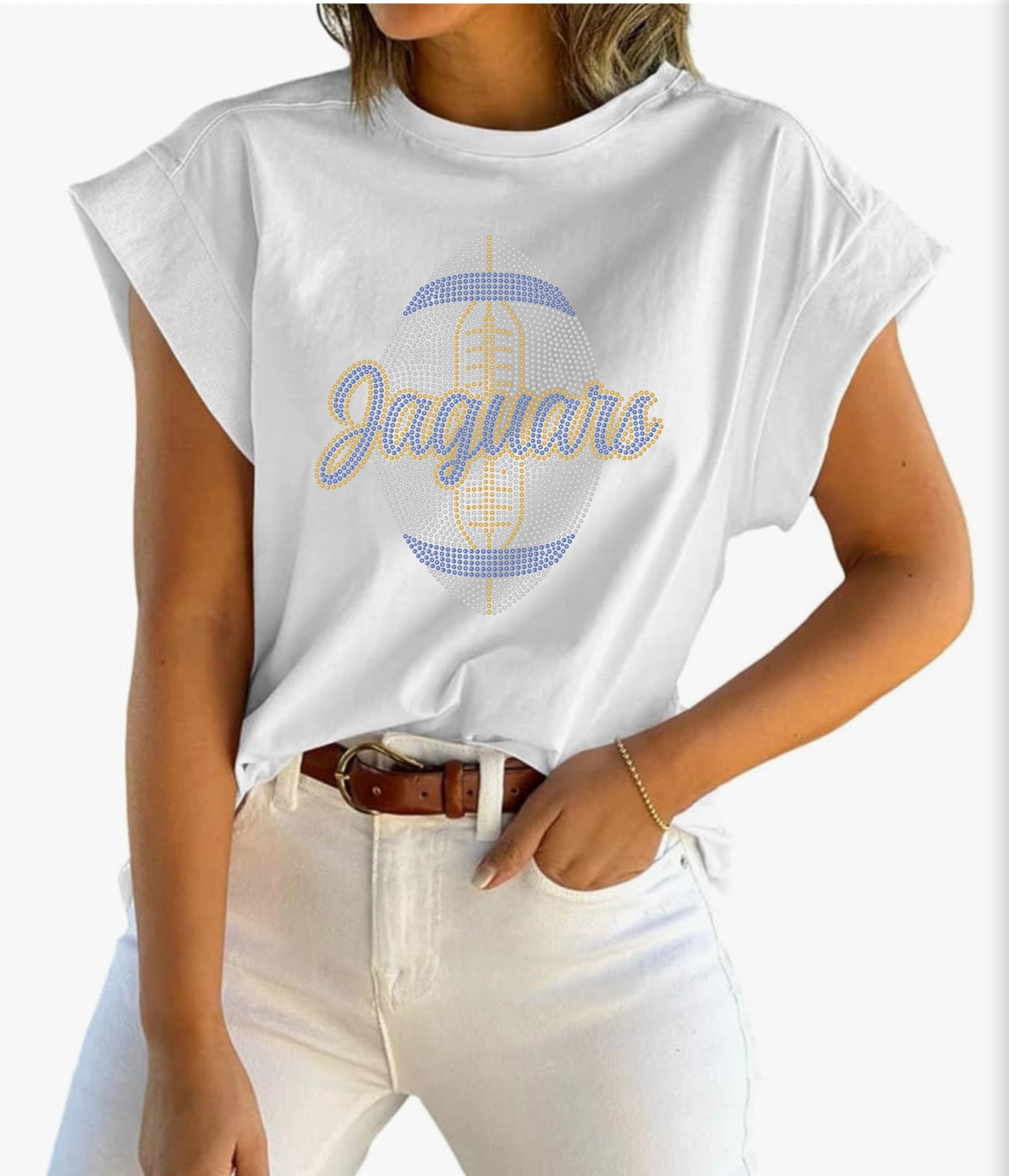 White Cap Sleeve Tank Top