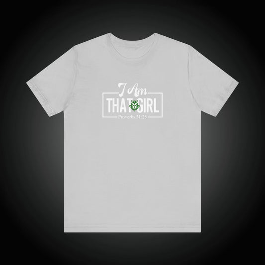 I Am That Girl_Plaquemine Green Devils Unisex Short Sleeve Tee - Empowerment
