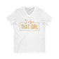 I AmThat Girl Unisex V-Neck Tee - Empowerment