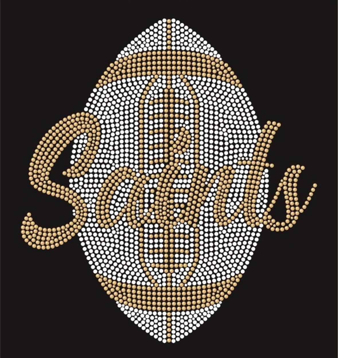 Saints Football - 9x9.8"