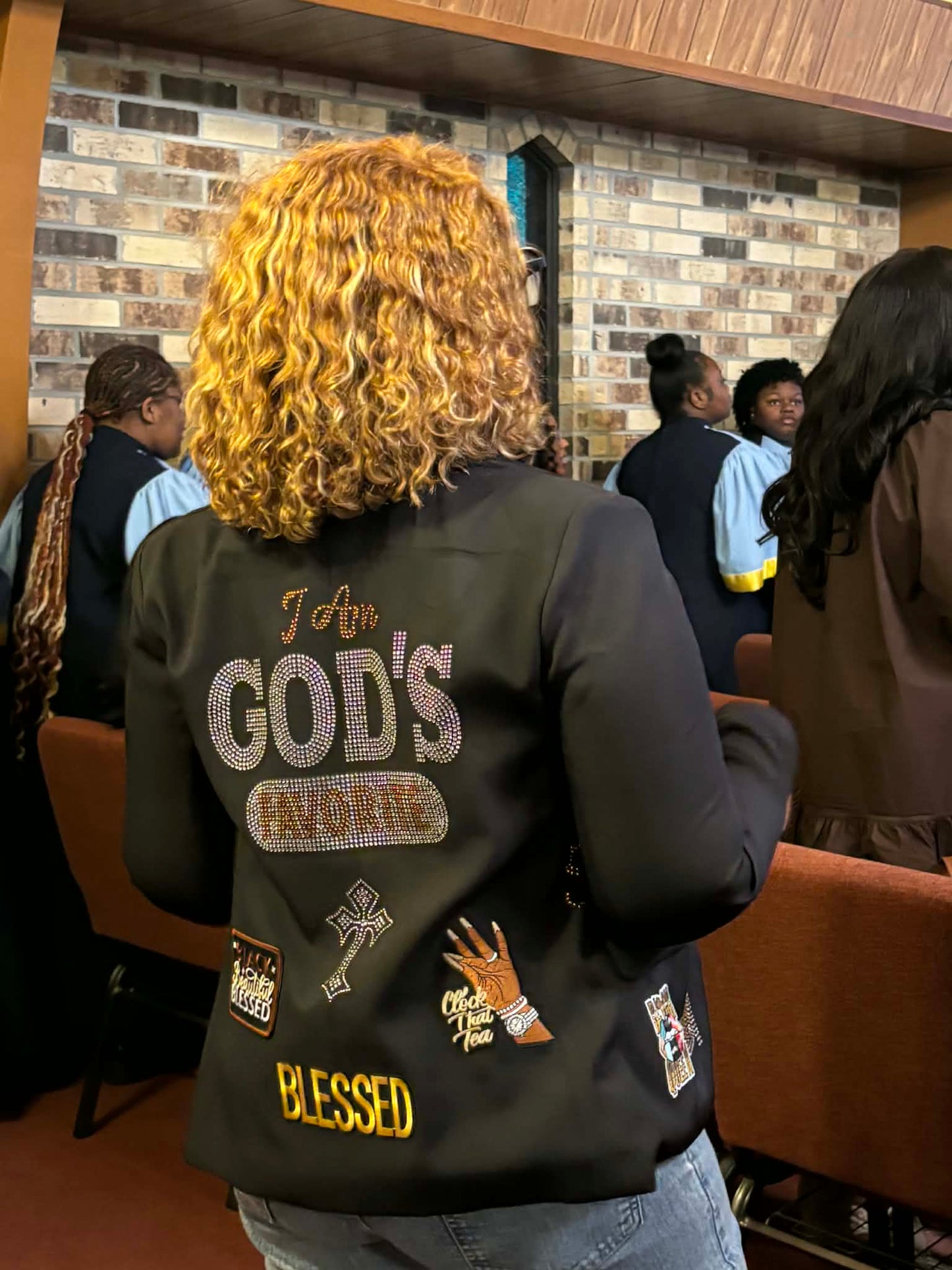 I Am God's Favorite Junk Blazer