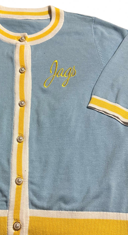 JAGS Knit Cardigan Sweater...Southern University Jaguar Inspired Knit Cardigan