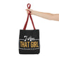 Empowering Proverbs Tote Bag - "I Am That Girl" Inspirational Design