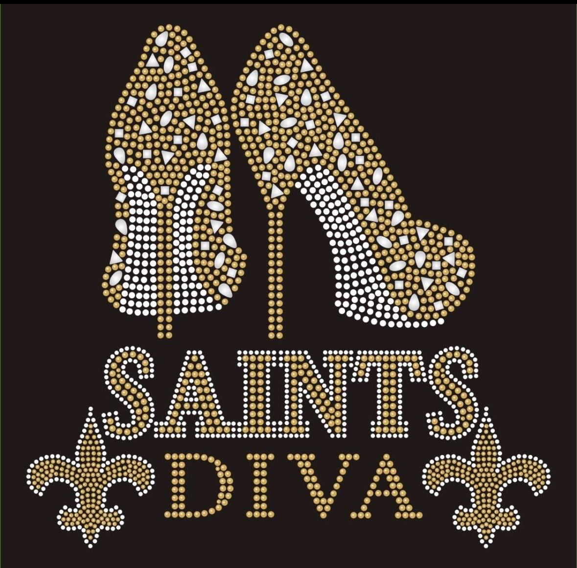 Saints Diva_shoes - 10x9.6"