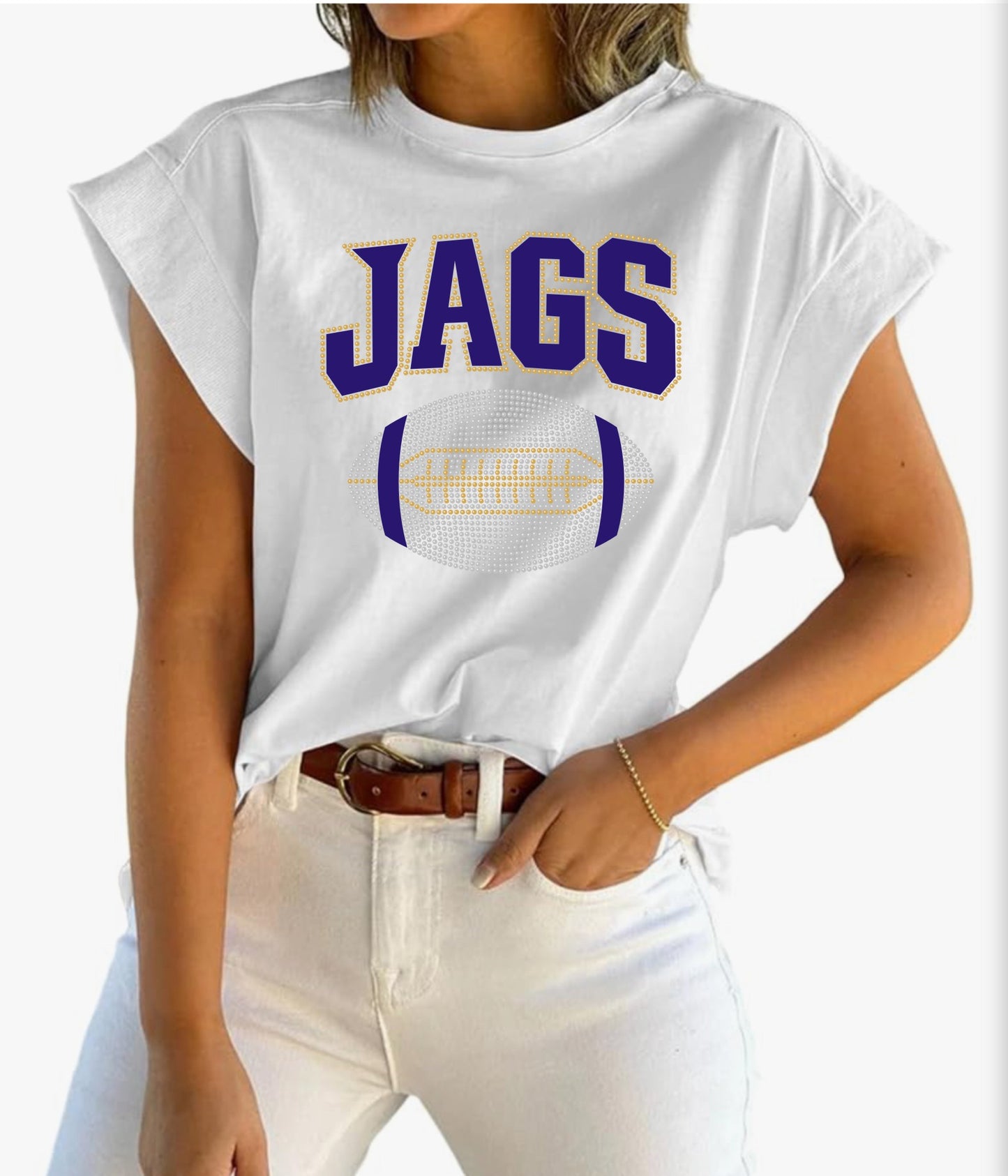 White Cap Sleeve Tank Top