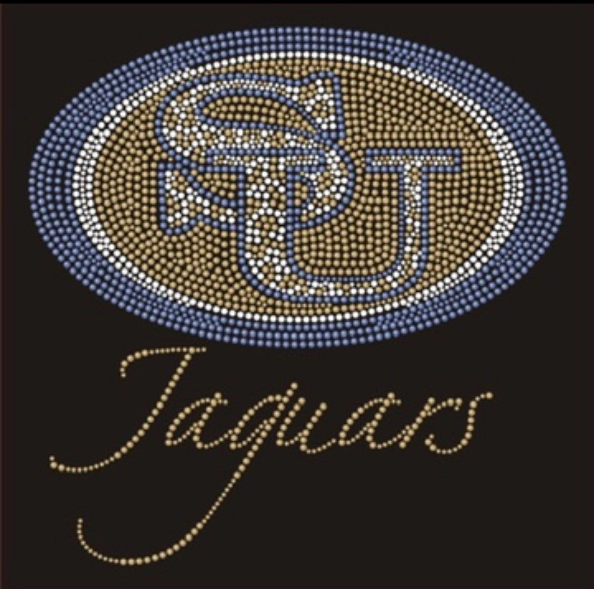 SU Jags Oval - 10x10"