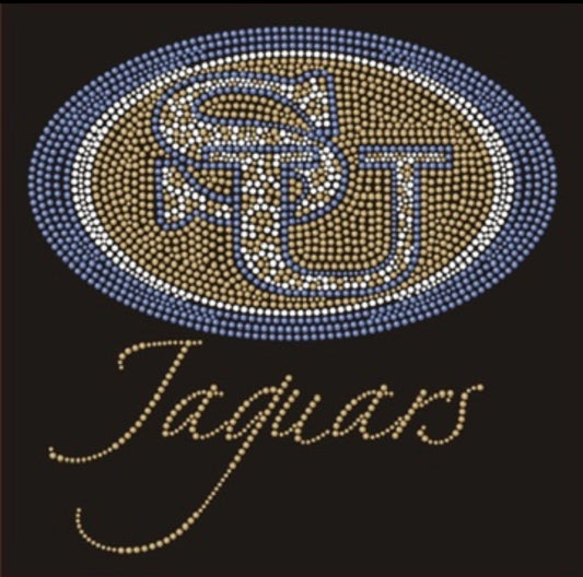 SU Jags Oval - 10x10"