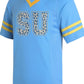 Southern Jags Columbia Blue Mesh Jersey w/Blue Stripes