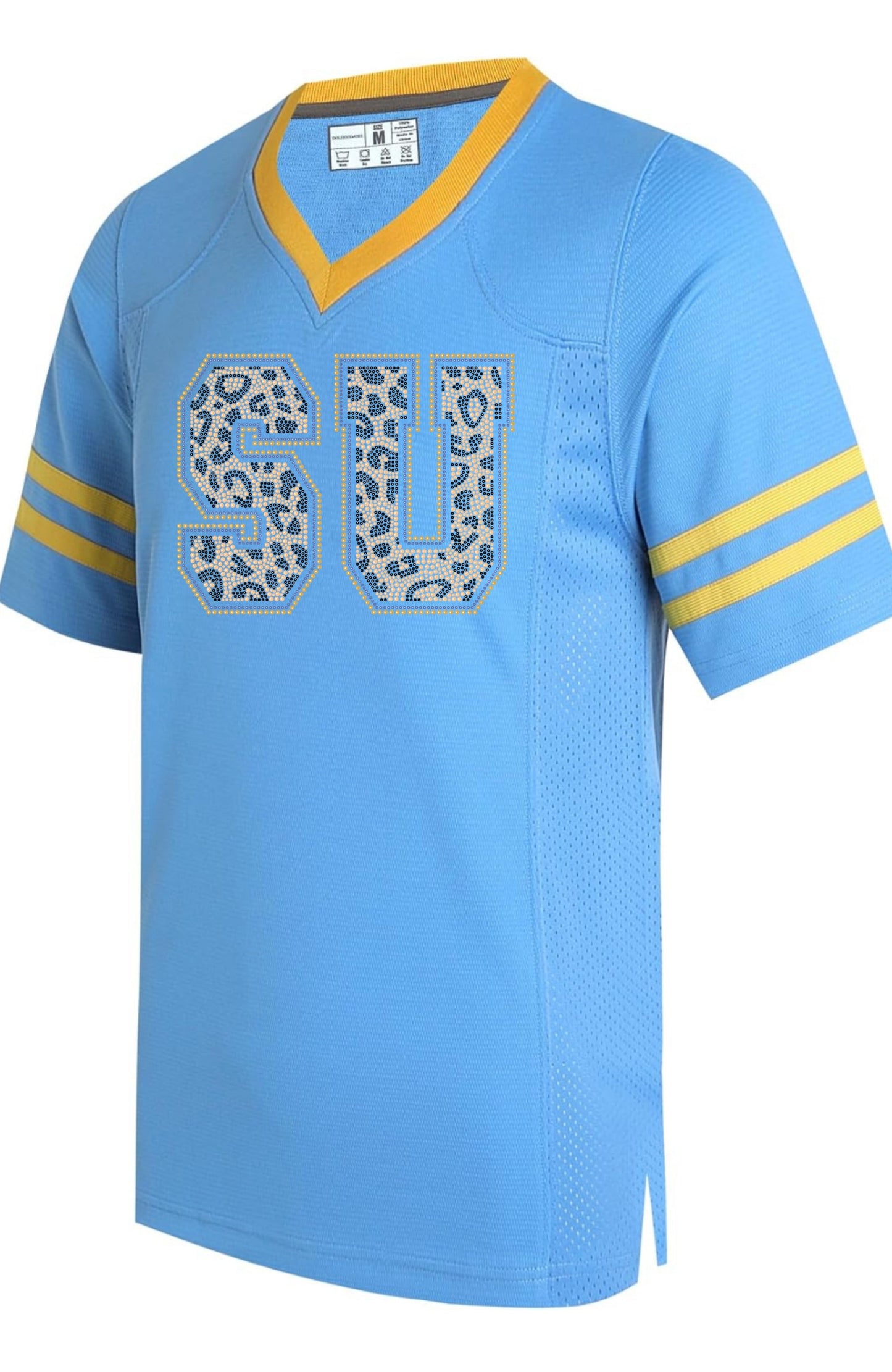 Southern Jags Columbia Blue Mesh Jersey w/Blue Stripes