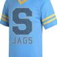 Southern Jags Columbia Blue Mesh Jersey w/Blue Stripes