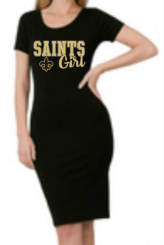 Saints Fitted Dress