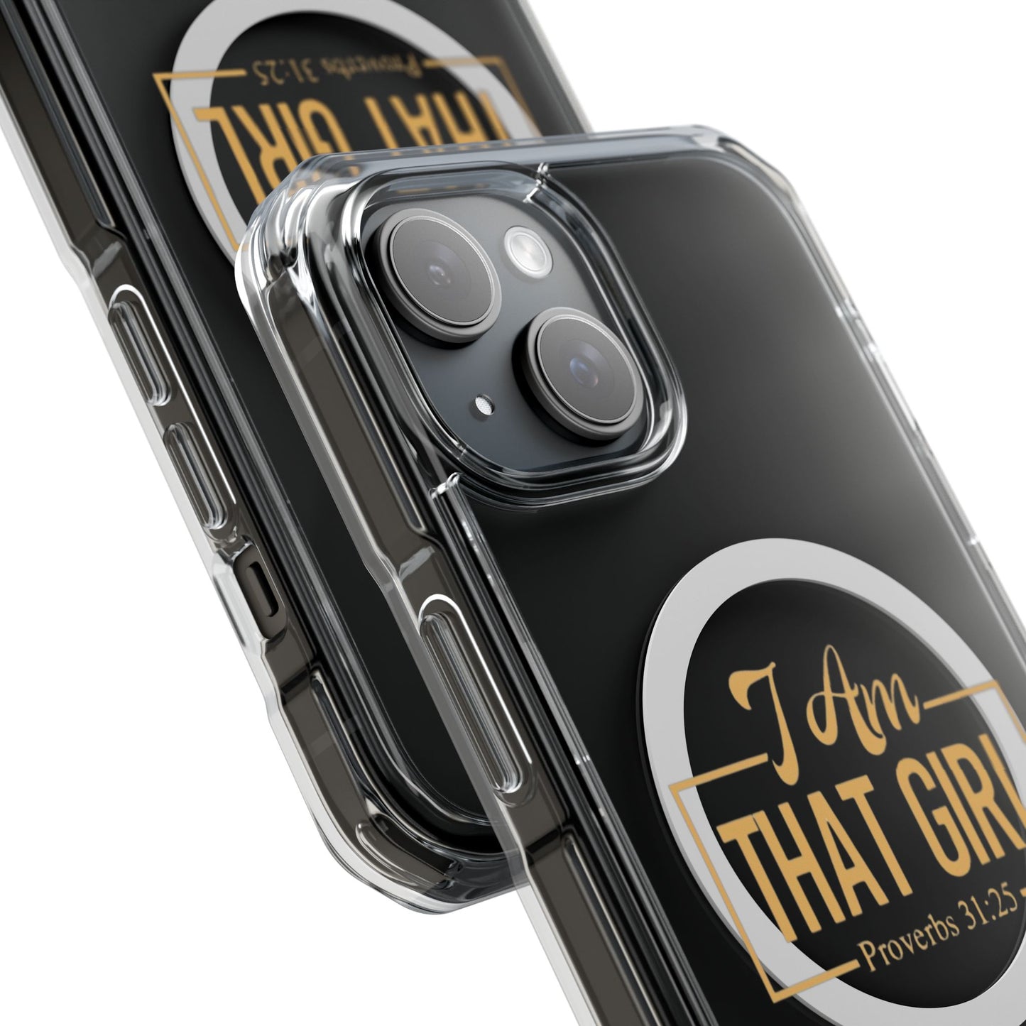 Magnetic Clear Phone Case - I Am That Girl