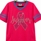 Southern Pink Breast Cancer Mesh Jersey w/Gold Stripes (Copy)