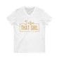 I AmThat Girl Unisex V-Neck Tee - Empowerment