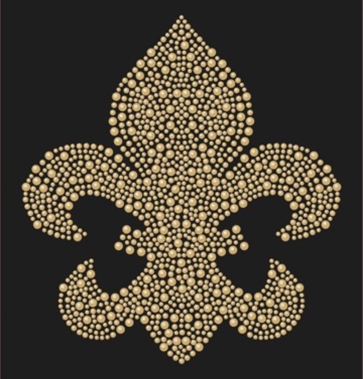 FDL Rhinestuds_Gold- 9x9.9"